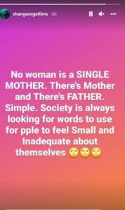 There Is No Such Thing As A Single Mother – Shan George