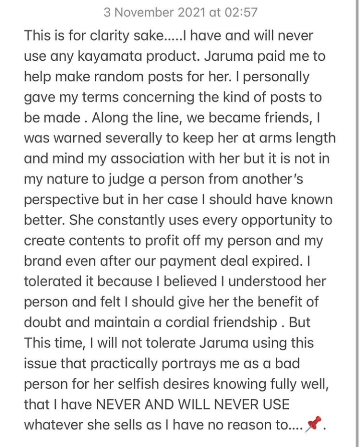 Regina Daniels Speaks On Using Jaruma Products A Day After Her Co-wife Announces Divorce