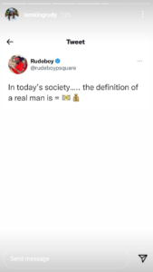 Rudeboy Reveals Who A Real Man Is