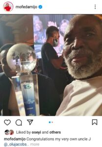 RMD Pays Huge Respect To Olu Jacobs