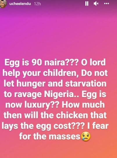 Nollywood Actress Asks God For Help As Egg Turns N90