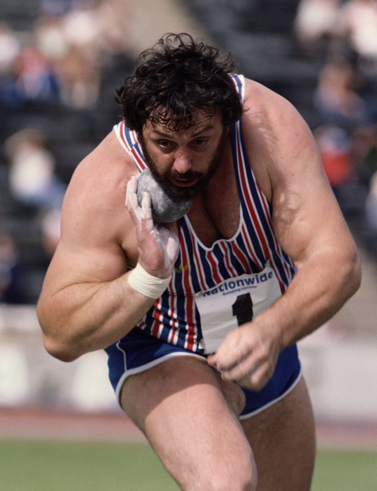 Who is strongman Geoff Capes and when did he become the world’s strongest man?