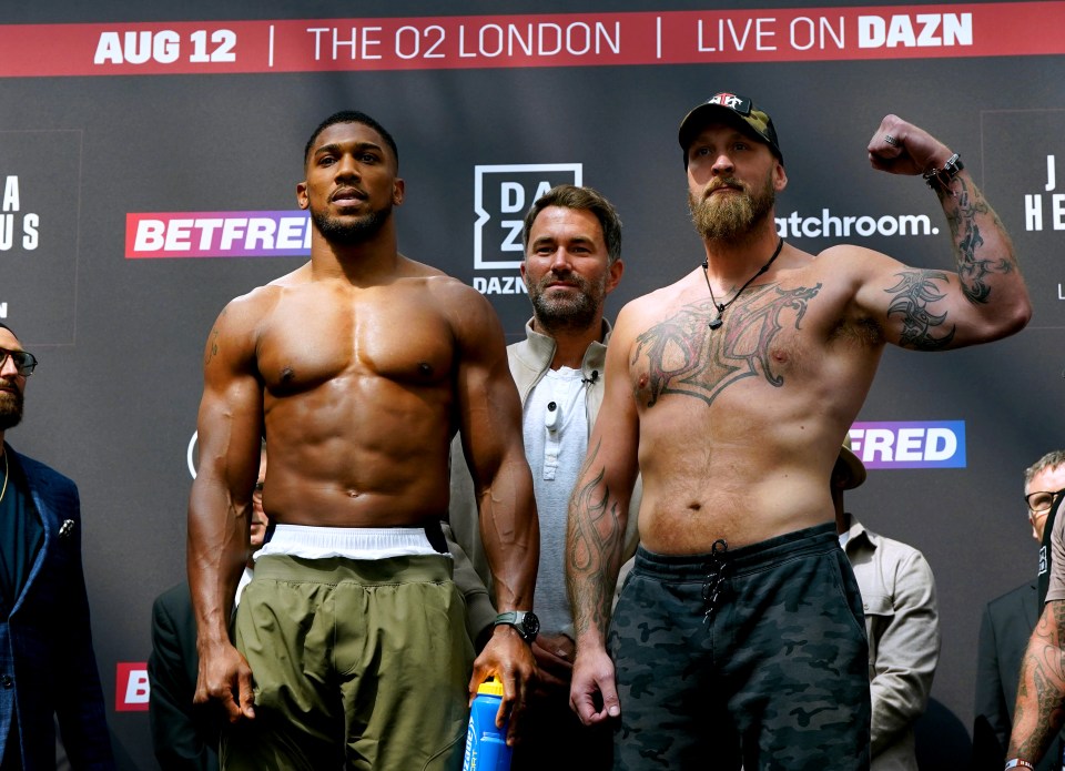 Anthony Joshua vs Robert Helenius net worth combined – how their career earnings and endorsements compare ahead of fight