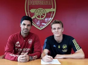 Arsenal’s Captain, Martin Odegaard Signs New Contract