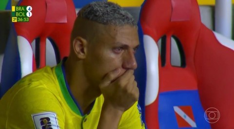 Richarlison getting ‘psychological help’ after ‘turbulent’ five months as he reveals reason for tears on Brazil bench