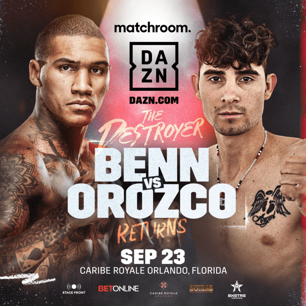 Conor Benn vs Rodolfo Orozco: Start time, TV channel, live stream and full card as The Destroyer makes boxing return