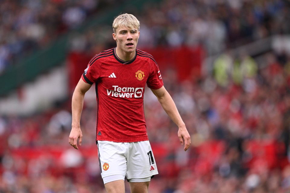 Rasmus Hojlund in cryptic Instagram post after having goal disallowed in defeat on full Man Utd debut