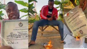 Why I Burnt My WAEC, JAMB, NYSC Certificates – Nigerian Graduate