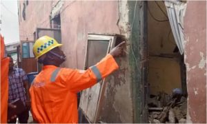 Two Storey Building Collapses In Lagos, Kills Elderly Woman