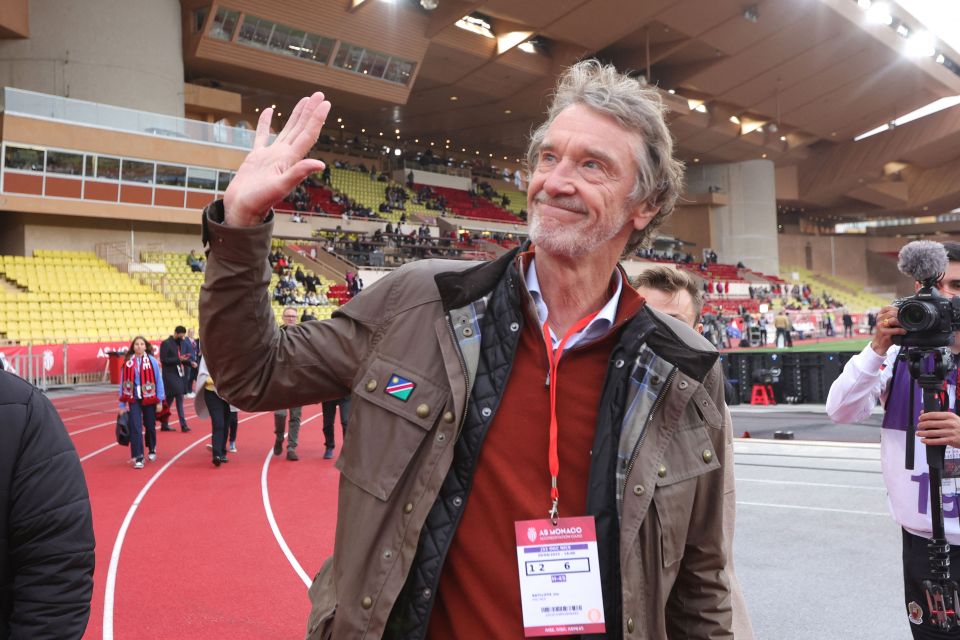 Sir Jim Ratcliffe ‘plans dramatic Man Utd transfer shake-up’ to fire Red Devils back to top of Premier League