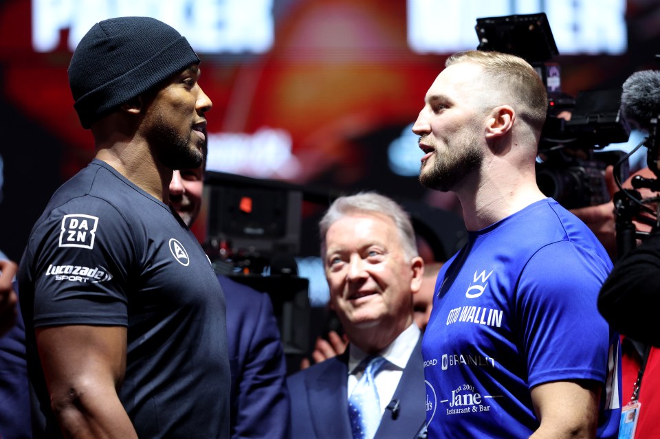 Fears Anthony Joshua has ‘made a mistake’ fighting Otto Wallin as he nears bout with ‘tough’ Tyson Fury opponent