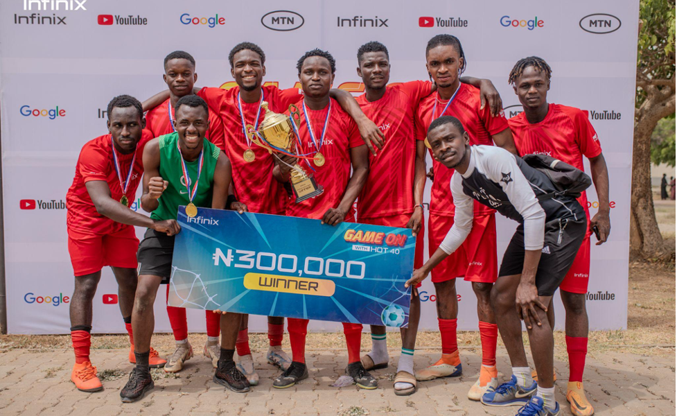 Infinix Nigeria Empowers Youths With “Game On with Hot 40” Football Competition