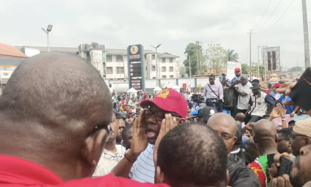 Makinde Joins NLC Protest In Oyo