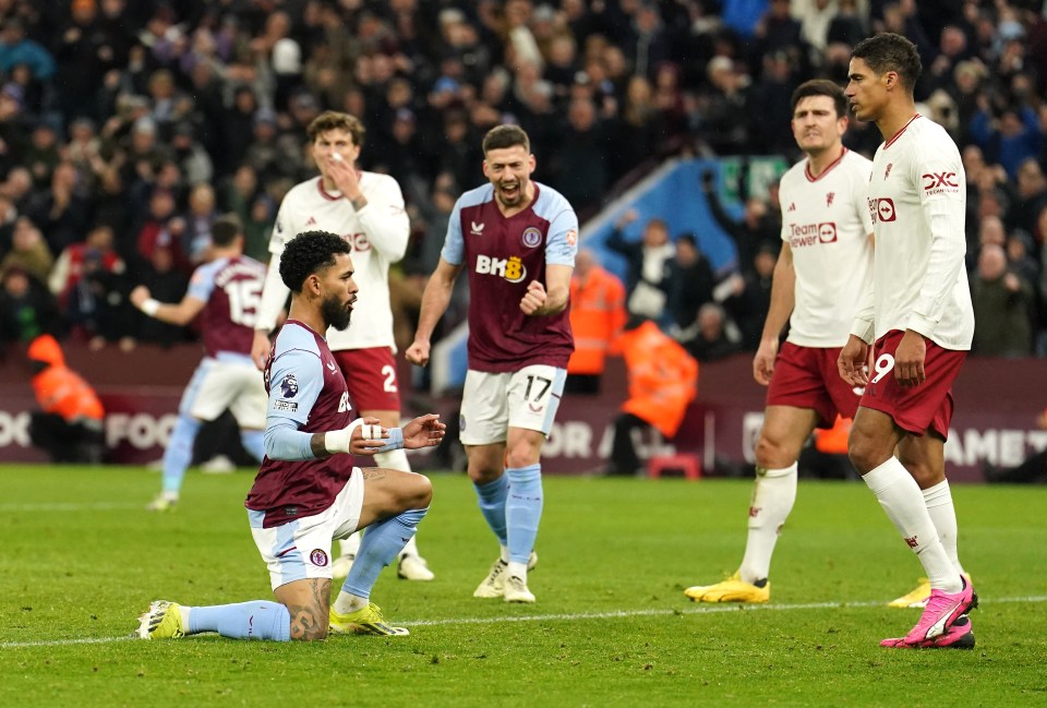 Douglas Luiz explains bizarre chest-shimmy celebration as he responds to Man Utd legend Rio Ferdinand’s taunts