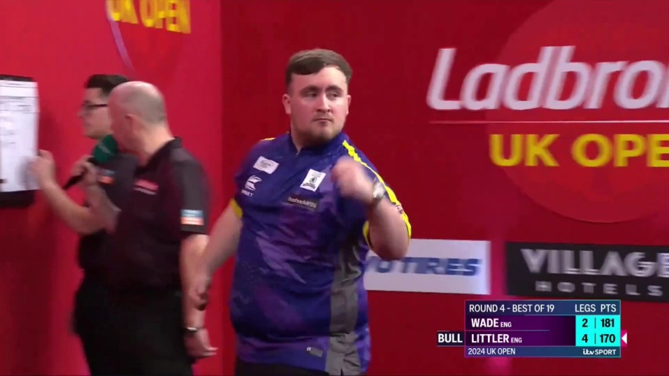 Luke Littler holds off brave James Wade fightback at UK Open to avenge shock defeat with Van Gerwen knocked OUT