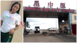 Chinese Company Breaks Silence On Death Of Abia Lady Allegedly Pushed Down From Crane