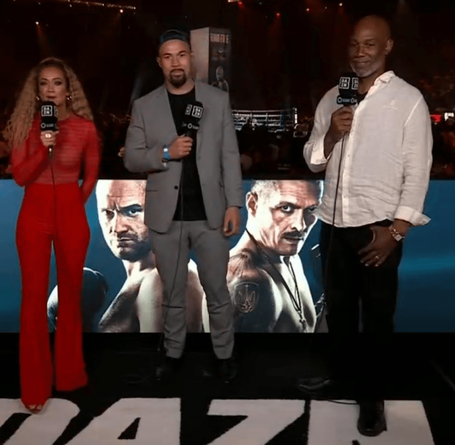 Kate Abdo rocks daring outfit live on DAZN for Tyson Fury vs Oleksandr Usyk as fans gasp ‘wow’