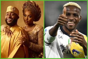 #CHIVIDO2024: Osimhen Rejoices As He Gets Invite To Davido And Chioma’s Wedding [Video]