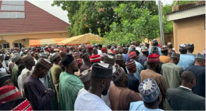 Gov Yusuf, Tinubu’s Ministers Storm Kano As Shettima’s Mother-In-Law Is Laid To Rest