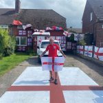 I painted giant St George’s cross on my driveway – nasty trolls called me ‘racist’ but I’m England through and through