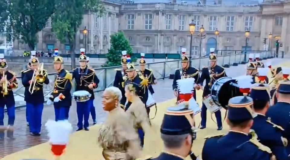 Fans say ‘France win gold medal in dad dancing’ after cringey moment during Paris 2024 Olympics opening ceremony