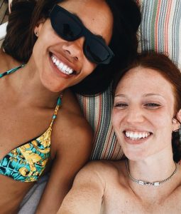 Fans hail Alex Scott and Jess Glynne as ‘cutest couple’ as BBC presenter shares pics of ‘girls trip’ to Ibiza