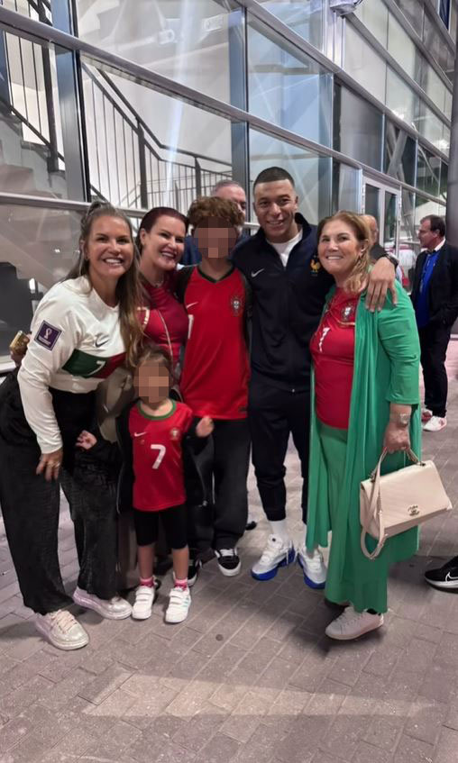 Cristiano Ronaldo’s family post classy message about Kylian Mbappe as they meet France star after Portugal’s Euros KO