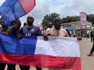 Photo: DSS Arrest Tailor Sewing Russian Federation Flags