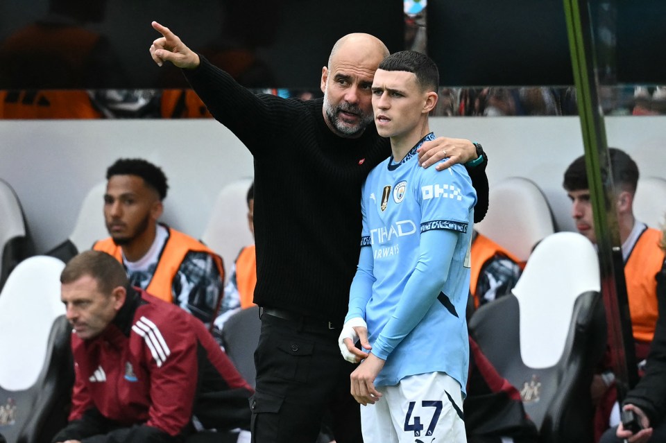 Fans have Phil Foden conspiracy theory as Man City star benched by Pep Guardiola again for Newcastle clash