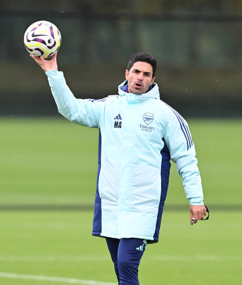 ‘I want to wear flip flops in the rain’ says Mikel Arteta as Arsenal boss gives bizarre analogy in response to critics