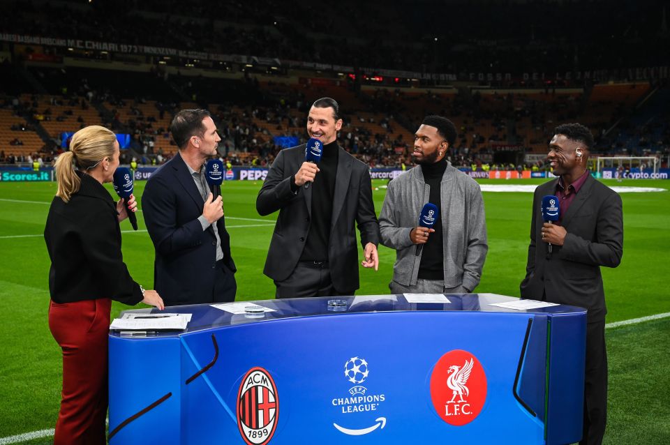 Fans say ‘Zlatan Ibrahimovic is genius’ after icon’s hilarious comment live on Amazon Prime’s Champions League coverage