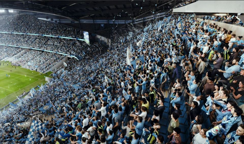 Eagle-eyed fans spot awkward error in new pictures of Man City’s stunning plans to expand Etihad Stadium