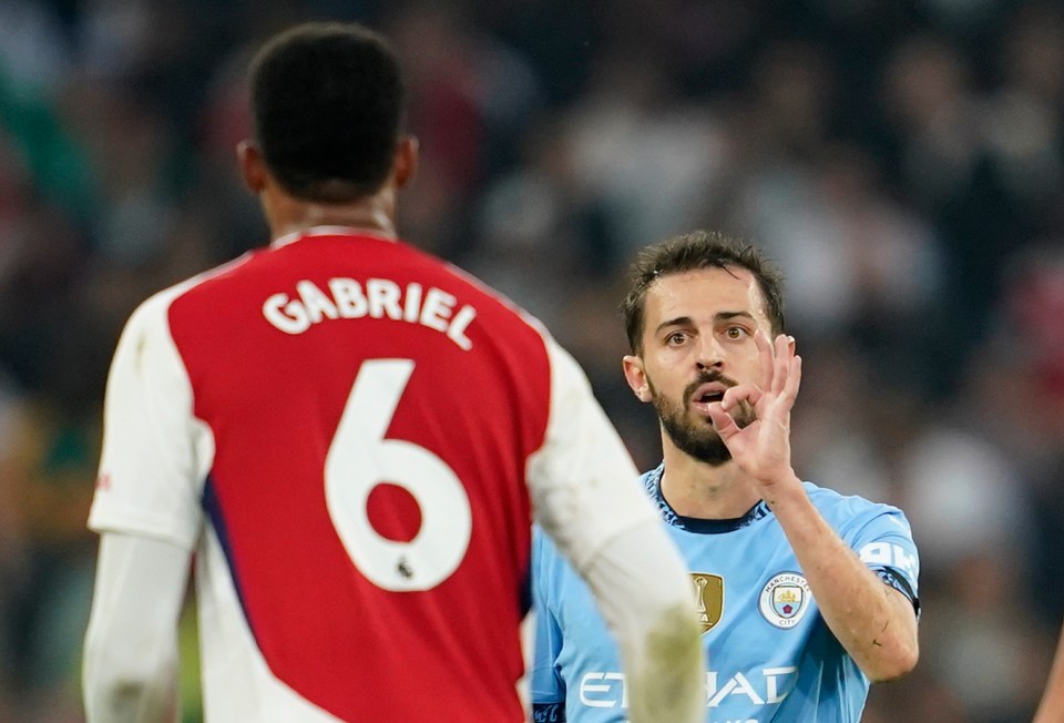 Fans say ‘he literally called Arsenal a small club’ as Bernardo bizarrely claims Gunners have ‘never won Premier League’