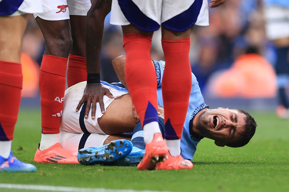 Rodri ‘set to miss the rest of the SEASON as initial tests suggest Man City star has torn cruciate ligaments’