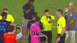 Watch moment raging Lionel Messi ‘calls referee “mean-spirited son of a b****”‘ in furious rant after Inter Miami draw