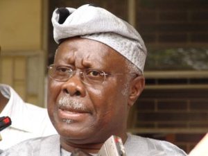 ‘Calm Down’ – Bode George Pleads With Atiku, Wike Over PDP Crisis