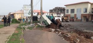 Saraki Reacts As Govt Pulls Down APC Chieftain’s Multi-Million Naira Mall In Kwara