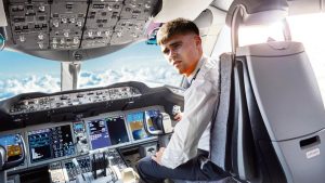 I’m a rising Premier League star and been tipped for England – but I’m training to be an AIRLINE PILOT when I retire