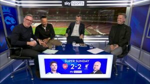 Jamie Carragher and Theo Walcott have awkward ‘Thierry Henry moment’ live on Sky Sports after Arsenal vs Liverpool