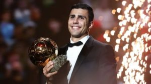 Rodri beats Vinicius Jr to win 2024 Ballon d’Or award