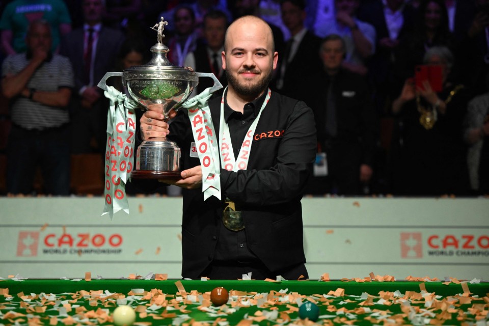 World snooker champion Luca Brecel reveals he has ‘hardly seen’ trophy and doesn’t have it on display