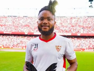 Super Eagles’ Chidera Ejuke Wins Sevilla’s Player Of The Month