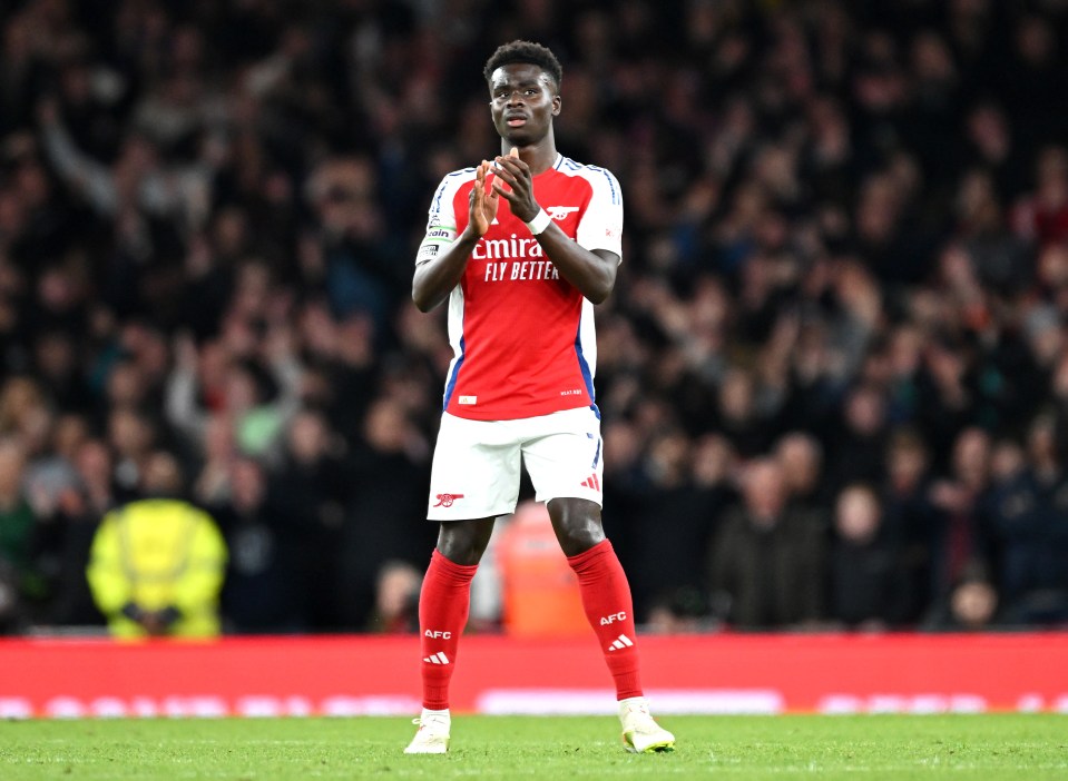 Bukayo Saka brushes injury fears aside with sublime showing but Trossard has quiet game