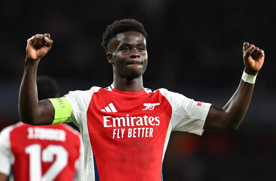 Arsenal 2 PSG 0: Havertz and Saka both score as Gunners dominate Champions League clash to seal first win