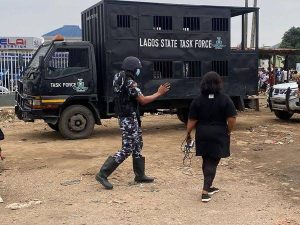 You Will Face The Full Force Of The Law If You Block Roads For Parties Or Religious Event – Lagos Taskforce Sends Warning