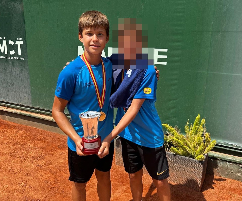 Wimbledon champion’s 13-year-old brother already following in his footsteps as he makes own way in tennis