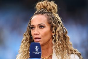 Kate Abdo stuns in bold outfit live on CBS Sports for Champions League coverage sending fans into meltdown