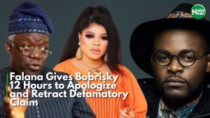 Falana Gives Bobrisky 12 Hours To Apologise, Retract Defamatory Claim