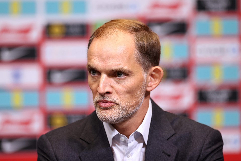 Watch Thomas Tuchel’s awkward reaction when asked why he chose England over Man Utd