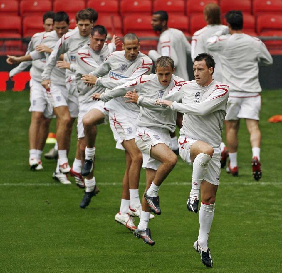 How England lined up last time they played Greece including mix of Golden Generation and forgotten men